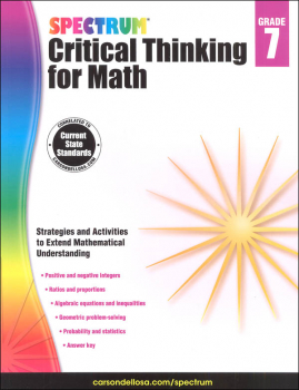 Spectrum Critical Thinking for Math 7