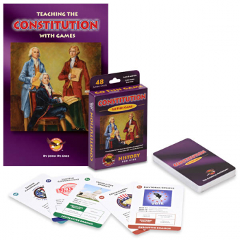 Constitution Go Fish Game with History Book