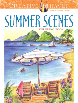 Summer Scenes Coloring Book (Creative Haven)