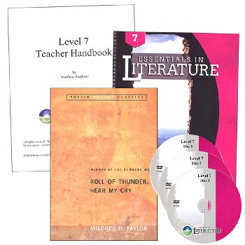 Essentials in Literature Level 7 Combo (DVD, Workbook, Teacher Handbook and Novel)