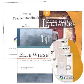 Essentials in Literature Level 8 Combo (DVD, Workbook, Teacher Handbook & Novel)