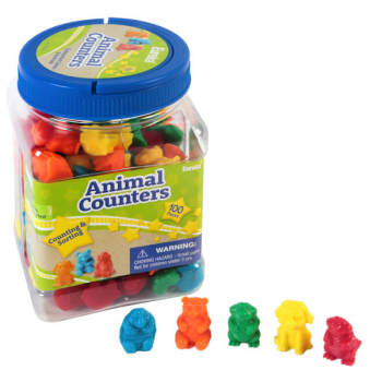 Animal Counters Tub (100 pieces) | Eureka