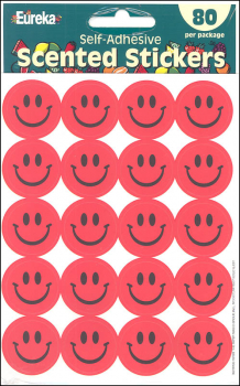 Strawberry Scented Smile Stickers