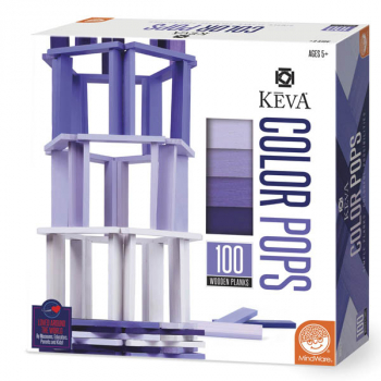KEVA Color Pops Purple Set - 100 Planks