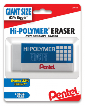 Hi-Polymer Block Eraser, Extra Large, White