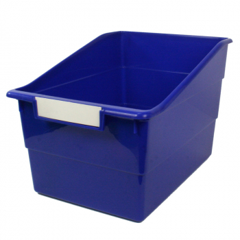 Wide Tattle Shelf File - Blue