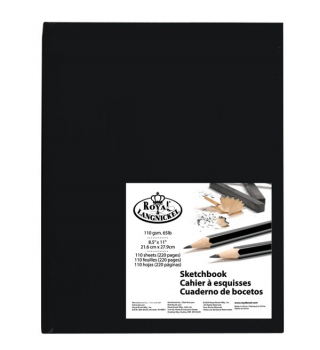Sketchbook - Black (8.5 x 11)