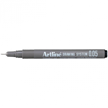 Drawing System Pen - Black (0.05mm, fine)