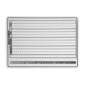 Basic Skills Marker Board (Two-Sided) 9" x 12"