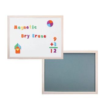 Wood Framed Magnetic Combo Board 9" x 12"