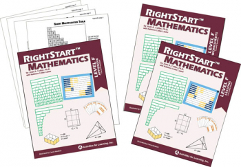 RightStart Mathematics Level F Book Bundle 2nd Edition