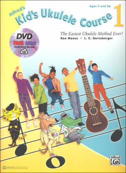 Alfred's Kid's Ukulele Course 1: Book, DVD & Online Audio & Video
