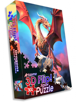 Dragons 3D Flip Puzzle (300 pieces)