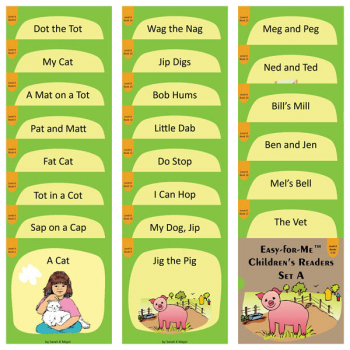 Easy for Me Children's Readers: Set A (22 books)