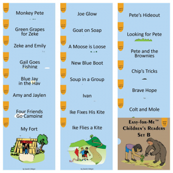Easy for Me Children's Readers: Set B (22 books)