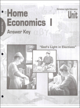 Home Economics 1 Answer Key Units 1-5