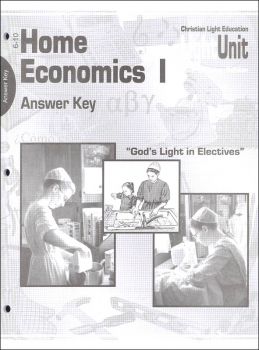 Home Economics 1 Answer Key Units 6-10