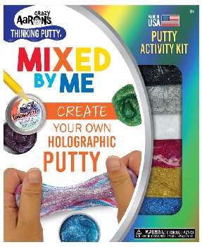 Crazy Aarons Mixed By Me Kit Thinking Putty Kit Create Your Own Glow Diy Mix Toy