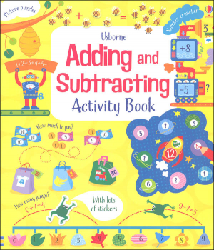 Adding and Subtracting Activity Book (Usborne Math Sticker Activity Books)