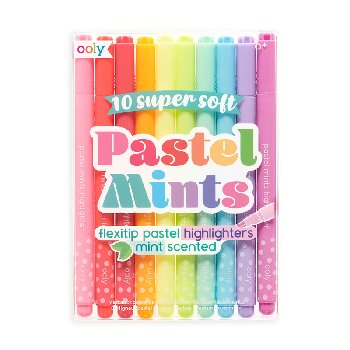 Pastel Mints Scented Highlighters Flextip (set of 10)