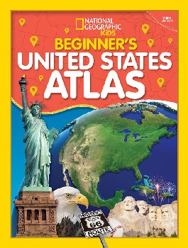Beginner's United States Atlas 2020, 3rd Edition (National Geographic Kids)