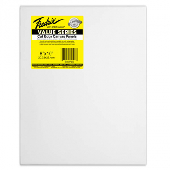 Value Series White Cut Edge Canvas Panel 8" x 10"