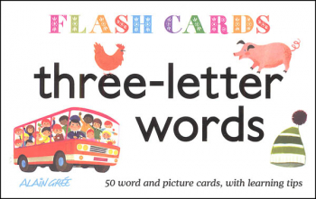 Three-Letter Words Flash Cards