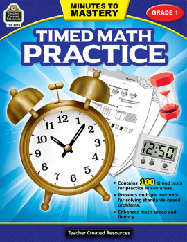 Minutes to Mastery: Timed Math Practice - Grade 1