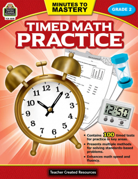 Minutes to Mastery: Timed Math Practice - Grade 2