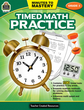 Minutes to Mastery: Timed Math Practice - Grade 3