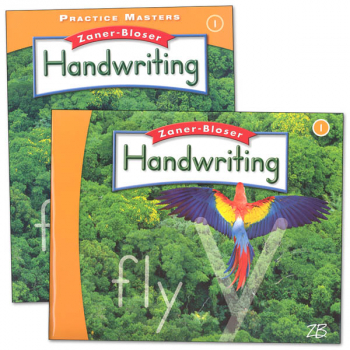 Zaner-Bloser Handwriting Grade 1 Homeschool Bundle-Student Edition/Practice Masters (2016 edition)