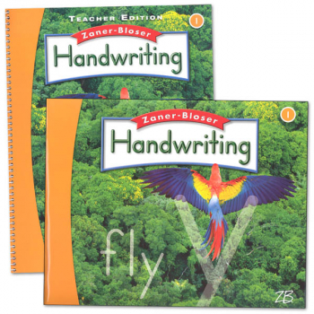 Zaner-Bloser Handwriting Grade 1 Homeschool Bundle-Student Edition/Teacher Edition (2016 edition)