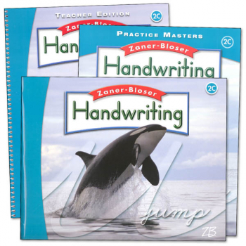 Zaner-Bloser Handwriting Grade 2C Homeschool Bundle-Student Edition/Teacher Edition/Practice Masters (2016 edition)