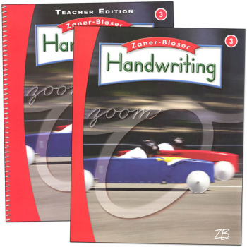 Zaner-Bloser Handwriting Grade 3 Homeschool Bundle-Student Edition/Teacher Edition (2016 edition)