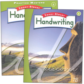 Zaner-Bloser Handwriting Grade 6 Homeschool Bundle-Student Edition/Practice Masters (2016 edition)