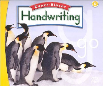 Zaner-Bloser Handwriting Grade K Student Edition (2016 edition)