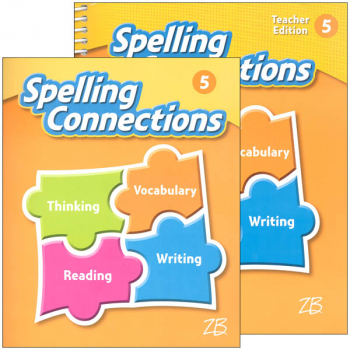 Zaner-Bloser Spelling Connections Grade 5 Homeschool Bundle (2016 edition)