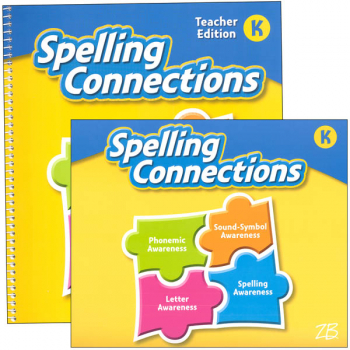 Zaner-Bloser Spelling Connections Grade K Homeschool Bundle (2016 edition)