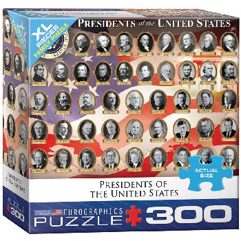 Presidents of the United States Puzzle - 300 pieces