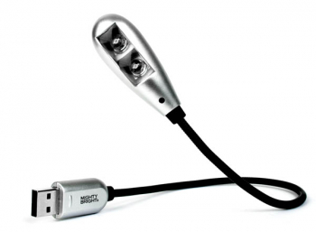 2-LED USB - Silver