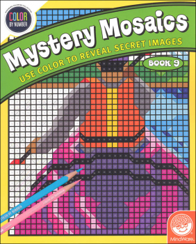 Color By Number Mystery Mosaics: Book 9