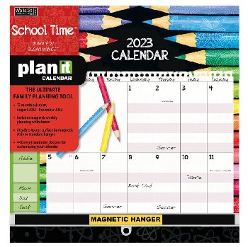 School Time 2023 Plan It Wall Calendar