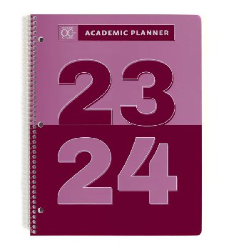 Academic Planner - Letter Size: Strawberry  July 2023 - June 2024
