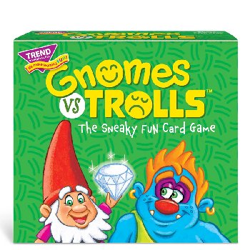 Gnomes Vs. Trolls Three Corner Card Game