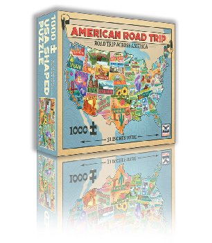 USA American Road Trip Jigsaw Puzzle 1000 Pieces