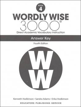Wordly Wise 3000 4th Edition Key Book 4