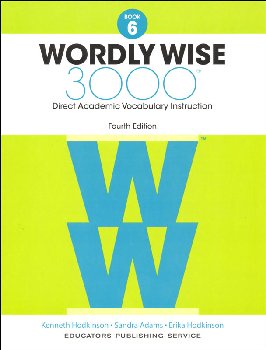 Wordly Wise 3000 4th Edition Student Book 6