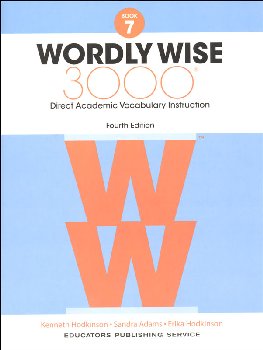 Wordly Wise 3000 4th Edition Student Book 7