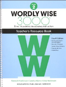 Wordly Wise 3000 4th Edition Teacher Resource Book 2 | Educators ...