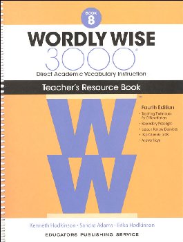 Wordly Wise 3000 4th Edition Teacher Resource Book 8